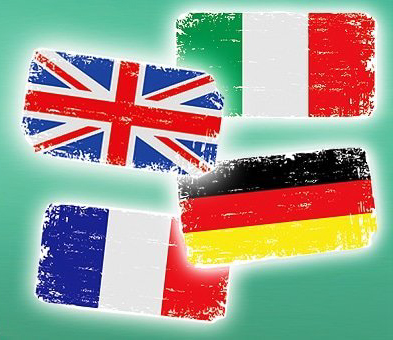 флаги Великобритании Германии Франции Италии